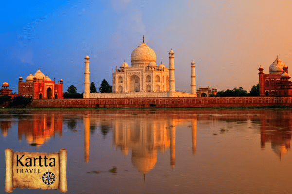 Taj Mahal, Agra, norte de la India en noviembre